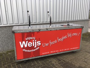 Tapinstallatie 2.25 meter € 50,00