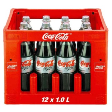 Coca Cola Light (D) krat 12x1 liter