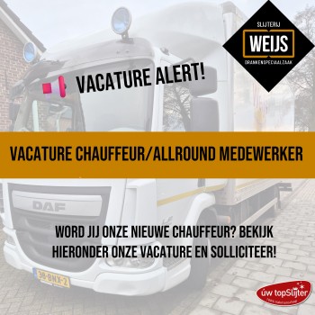 vacature chauffeur 2024
