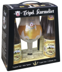 Tripel Karmeliet geschenksverpakking 4x33cl + glas